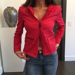 Elie Tahari Petite Red Jacket